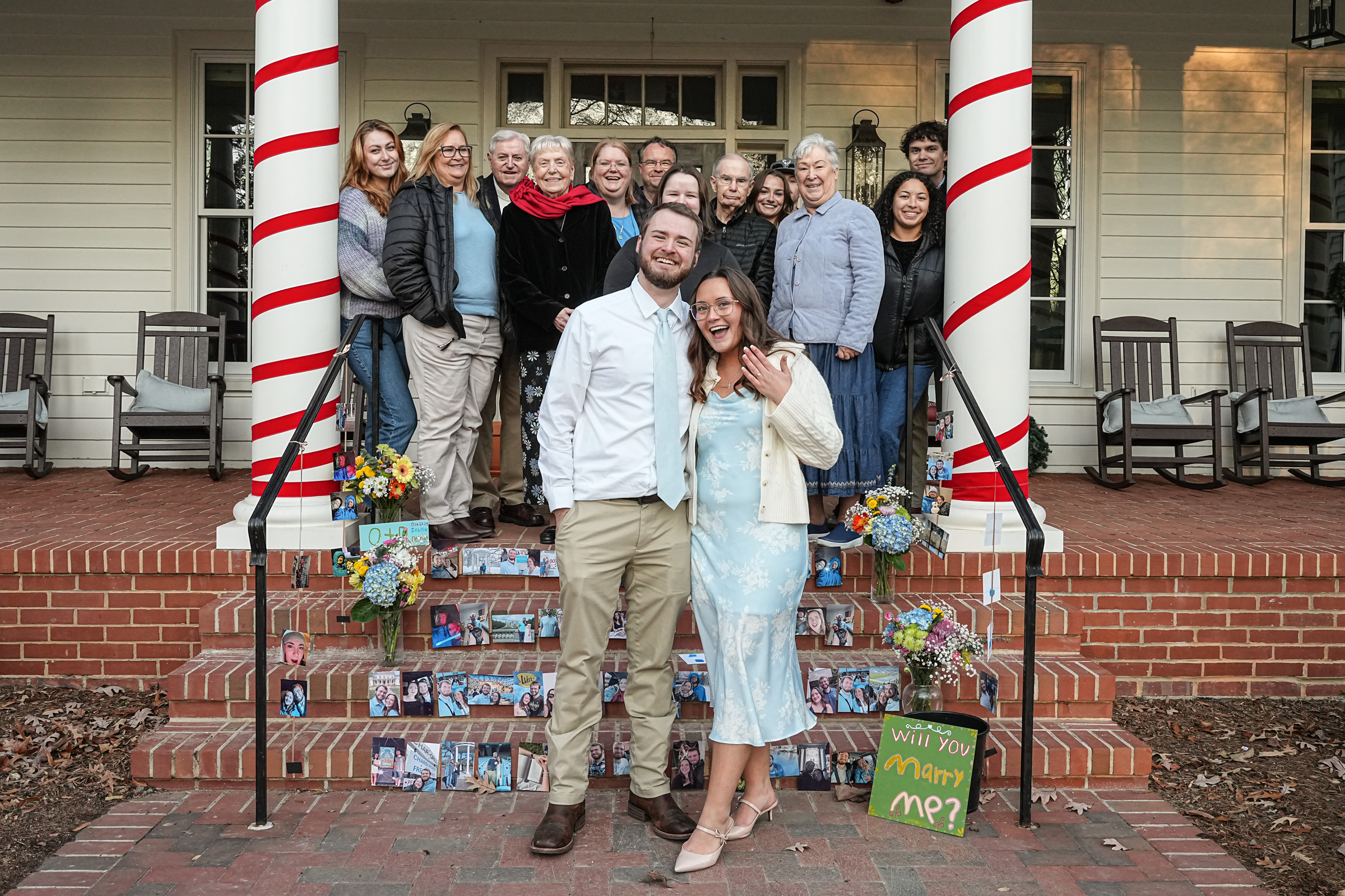 Owen and Danielle engagement photo.