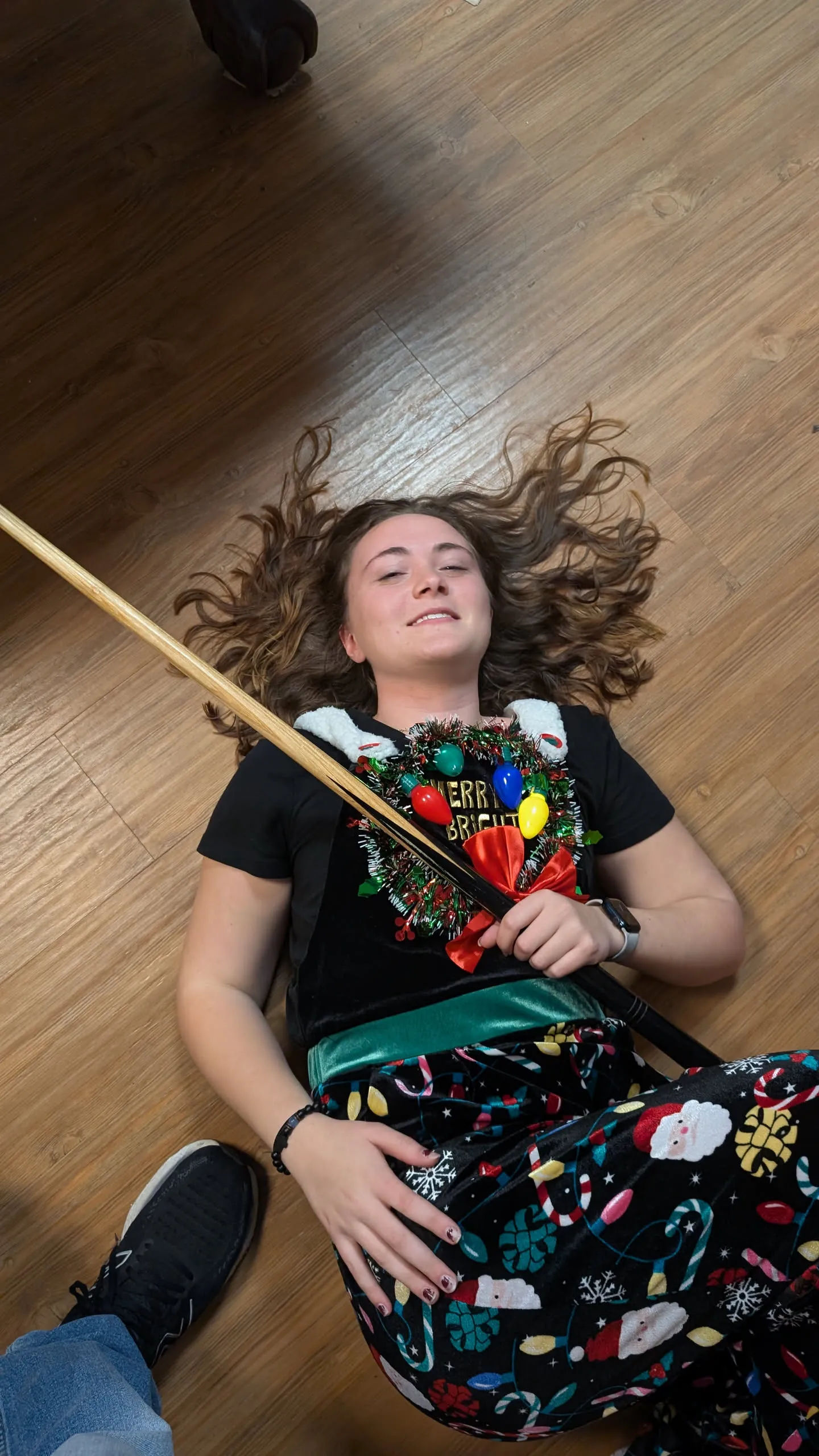 Owen and Danielle playing pool